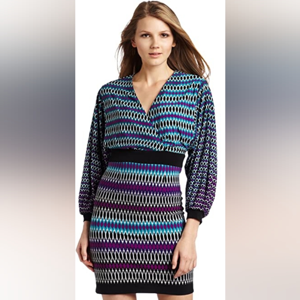 NWT, Laundry by Design Spruce Multi Dress